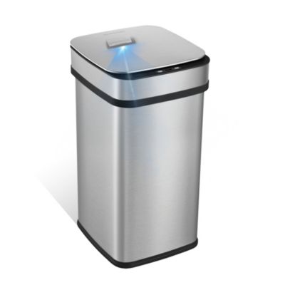 Nova² UV Odor Neutralizing Smart Kitchen Trash Can 13 Gallon Squared