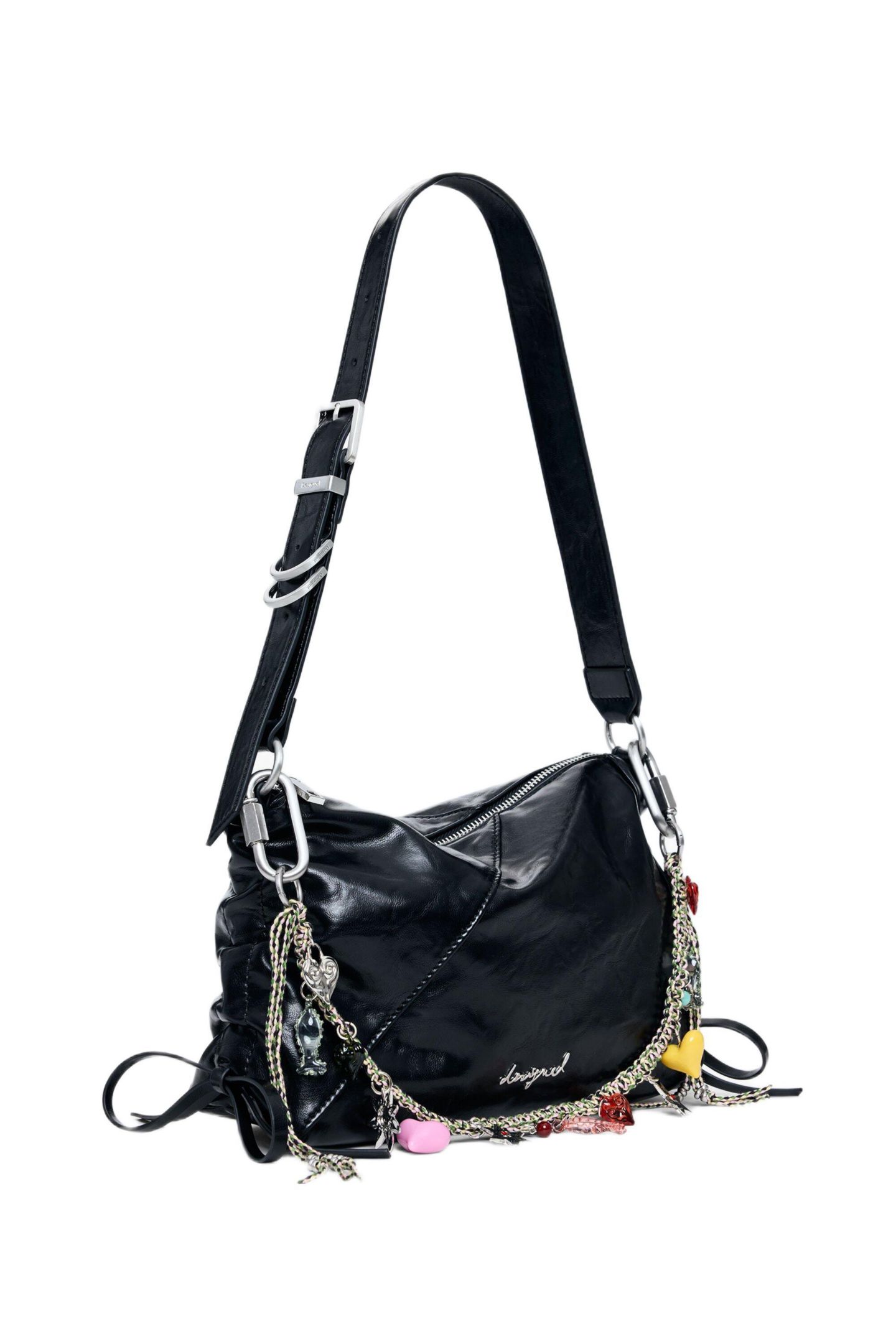 Женская сумка Desigual Leather-Effect, цвет: Чёрный — фото 2