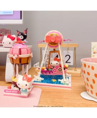 Sanrio Hello Kitty and Friends  Summer Wunderland  Water Theme Park Building Block Set Fan Gift, Party Favor, Stress Relief, Collectible Toy