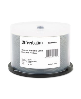 94755 700 MB/80 min 52x Spindle CD-R DataLifePlus Printable Recordable Disc (50/Pack