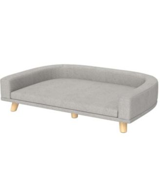 Gray Washable Cushion Large Cat Sofa Bed