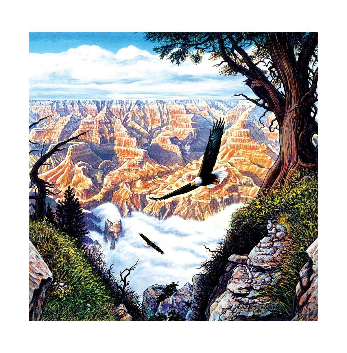 SunsOut Guardians of the Canyon 500 piece Jigsaw Puzzle for Adults