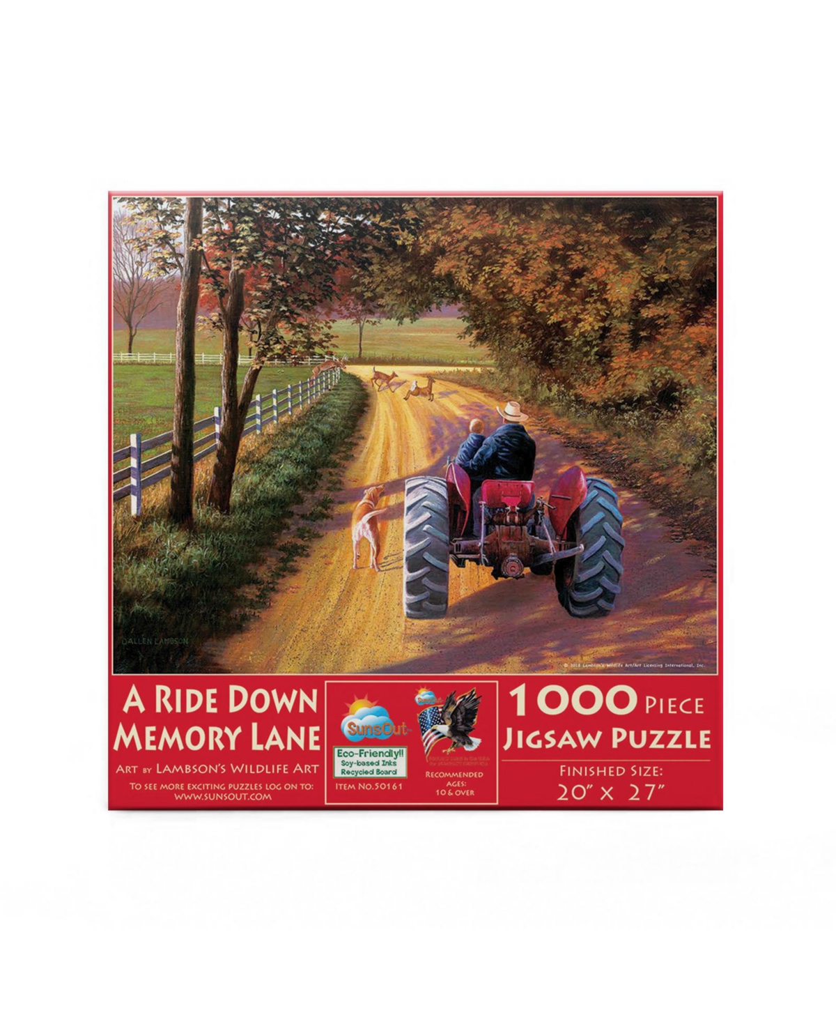 SunsOut A Ride Down Memory Lane 1000 piece Jigsaw Puzzle for Adults