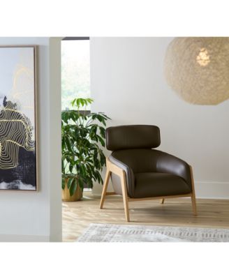 Fabric and Leather Accent Chairs Collection, Created for Macy's