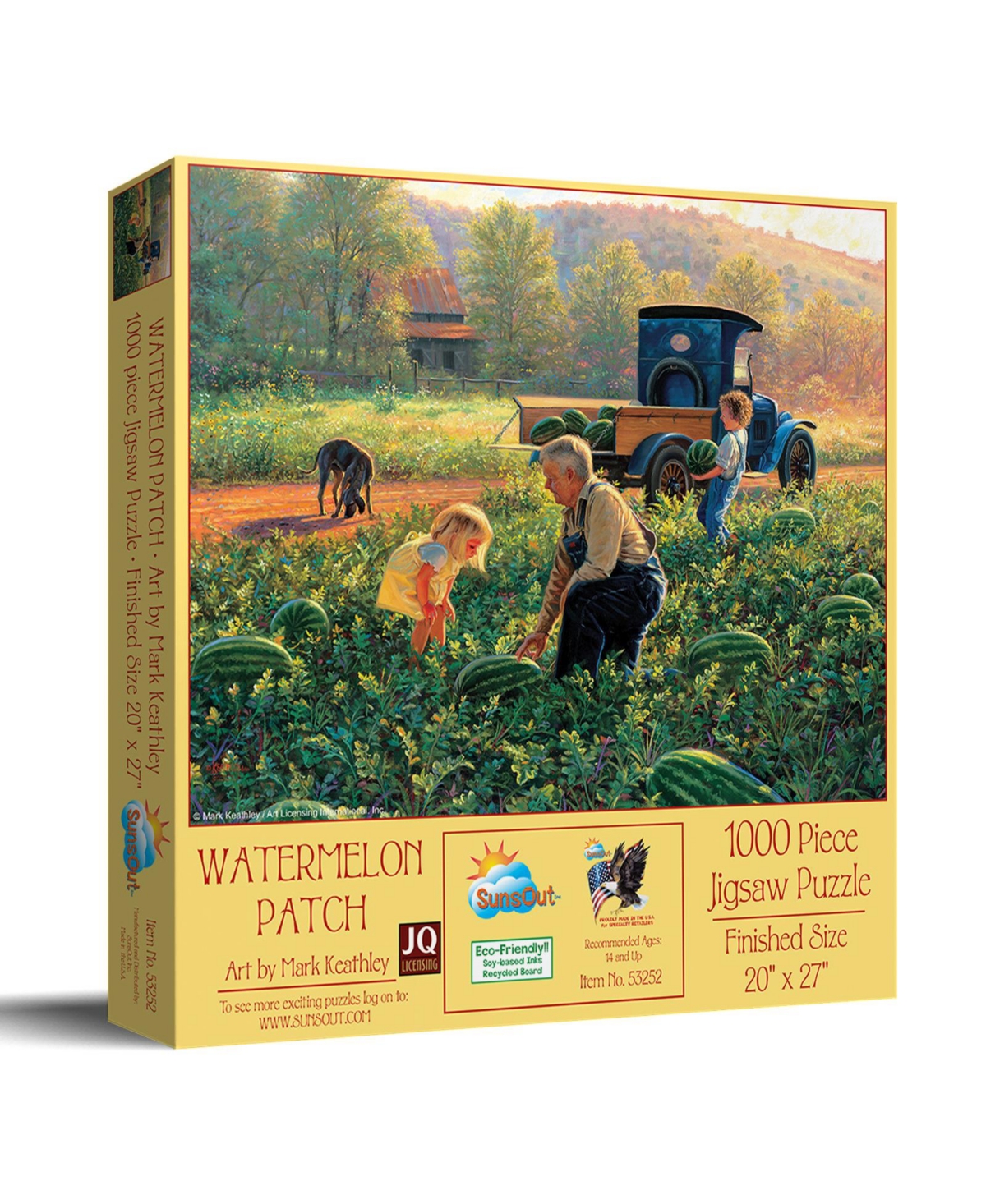 SunsOut Watermelon Patch 1000 piece Jigsaw Puzzle for Adults