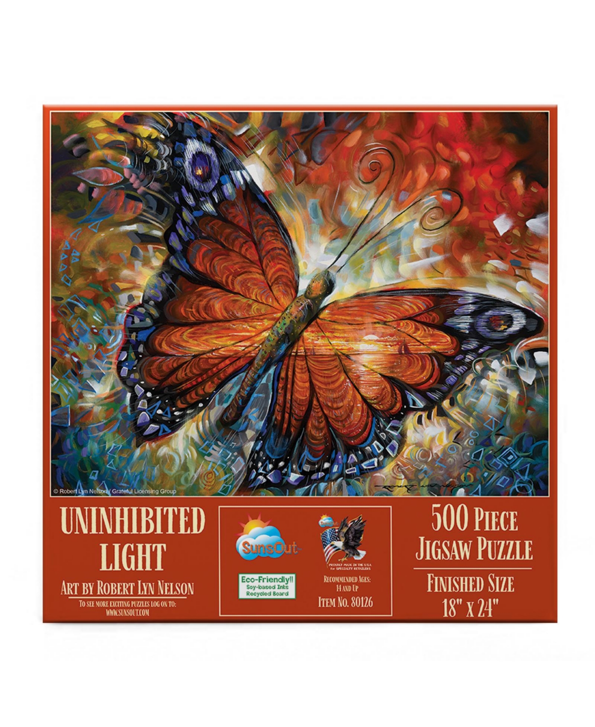 SunsOut Uninhibited Light 500 piece Jigsaw Puzzle for Adults