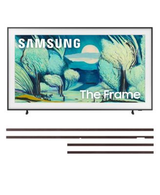 QN65LS03FAFXZA 65" The Frame QLED 4K Art Mode Smart TV with a VG-SCFF65BWBZA Customizable Bezel - Modern Brown (2025)