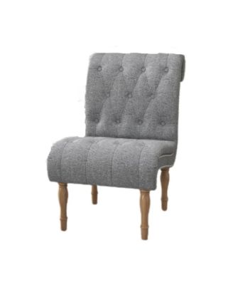 Armless Accent Upholstered Lounge Chair Slipper Chair for Bedroom Living Room