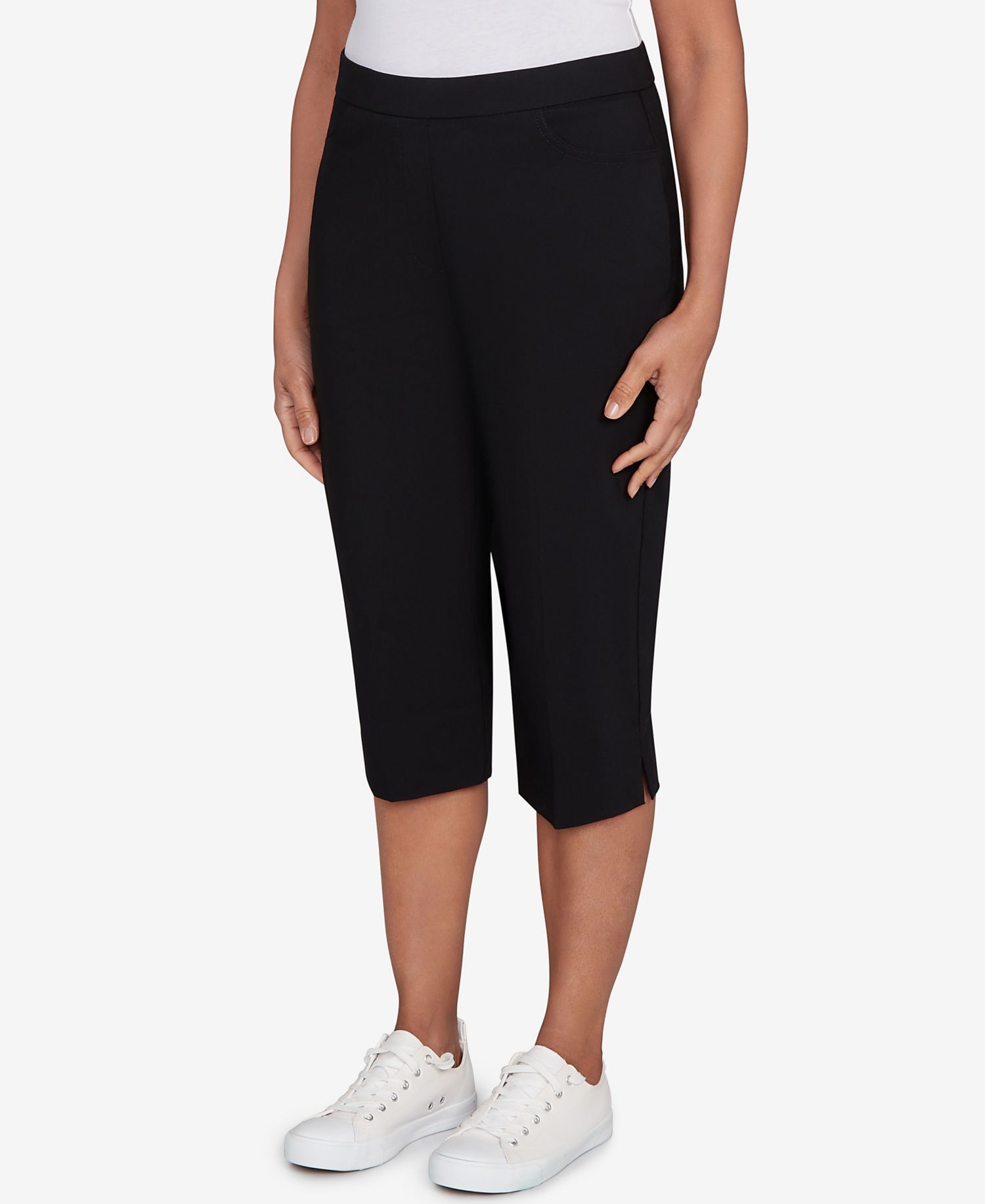 Petite Classic Allure Stretch Clamdigger Pants