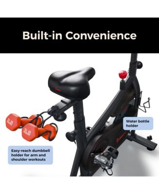 ACTIVE 200 Smart Exercise Bike w/Pulse Sensor, Indoor Cardio Cycling Machine w/Adjustable Handlebar & Seat