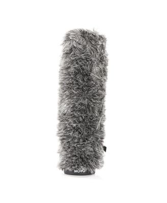 WS-G270 Furry Rigid Windscreen for Microphones 18-23mm in Diameter and up to 10.6" (27cm) Long - Dark Gray