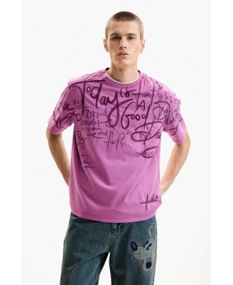 Men's Short-sleeve T-shirt with lettering