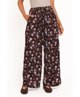 Women's Calantha Wide Leg Pants - Fall Floral