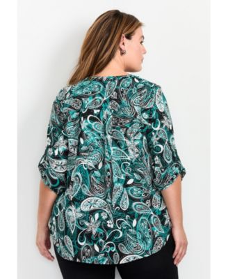 Women's Madeline Tab Sleeve Blouse