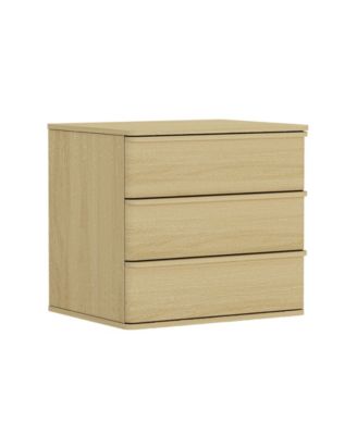 Molly 3-Drawer Wood Nightstand, Set of 2
