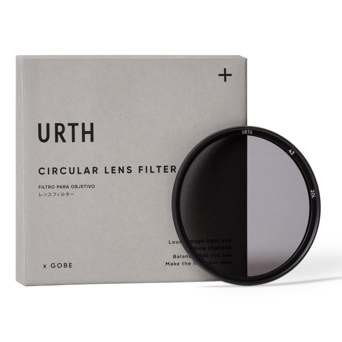 Urth 43mm Circular ND4 2-Stop Lens Filter Plus+