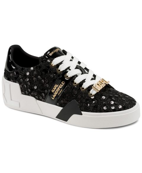 Женские кроссовки KARL LAGERFELD PARIS Mablyn Lace-Up, цвет: Чёрный