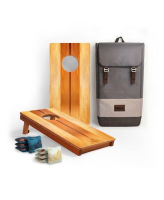 1ft x 2ft Woody Compact Travel Cornhole Board Set