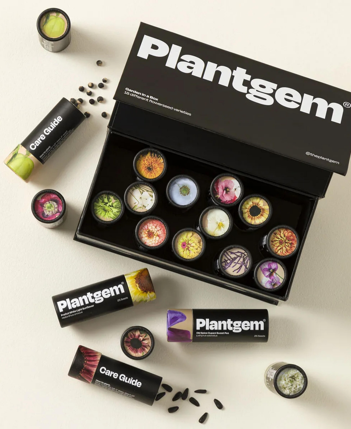 Uncommon Goods Flower Garden in a Box Seed Grow Kit, Set of 18 or 36