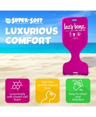 Lazy Bunz Foam Water Saddle Swimming Pool Float, Flamingo Pink