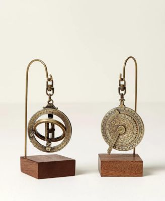 Celestial Brass Desktop Timekeeper Clock