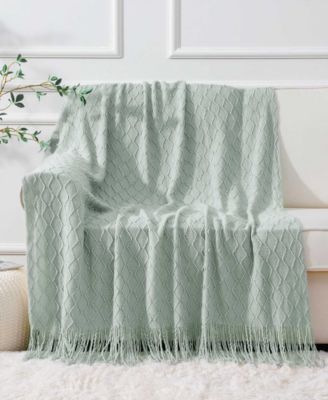Multi Chevron Texture Lightweight Throw, 50" x 60"