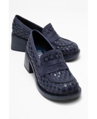 Women's Marlon Woven Block Heel Loafer
