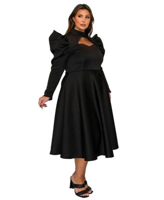 Plus Size Isabella Neoprene Statement Dress