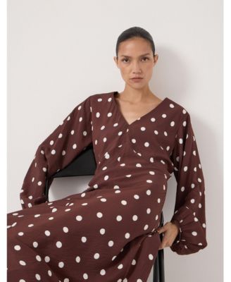 Women's Grace V-Neck Long Sleeve Dress