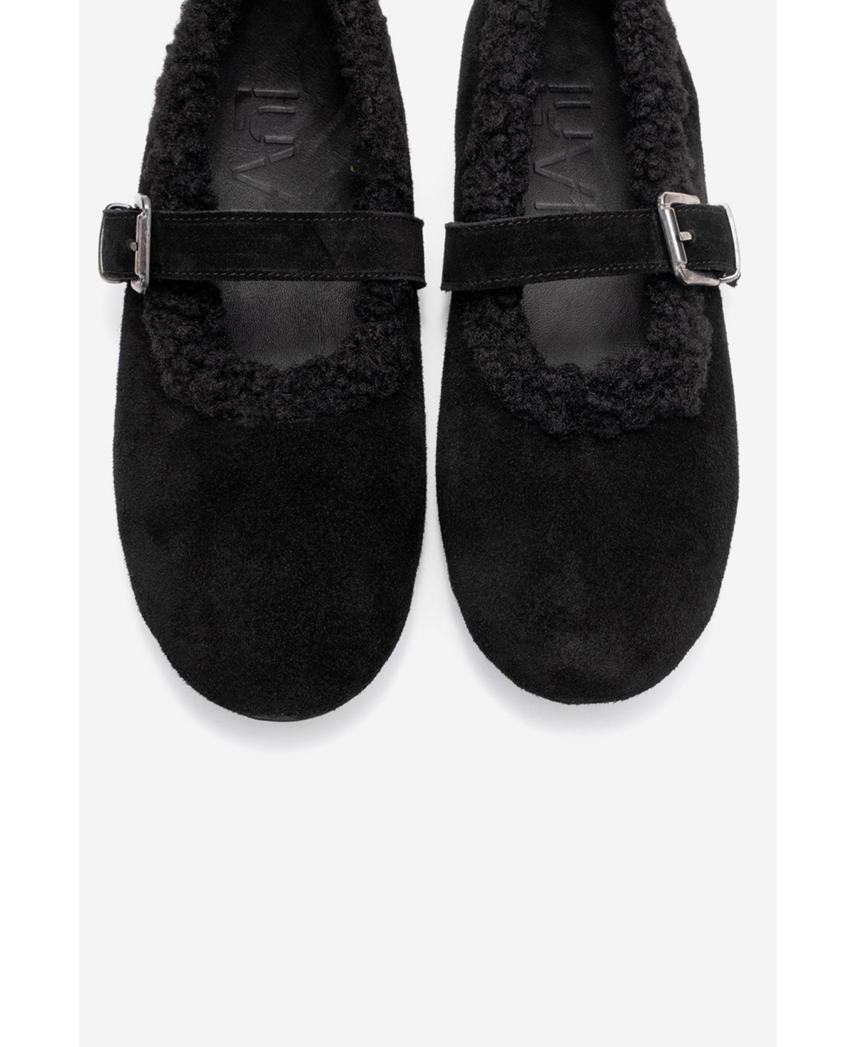 Forever & Always Shoes Guin Leather Strap Flat (Women)