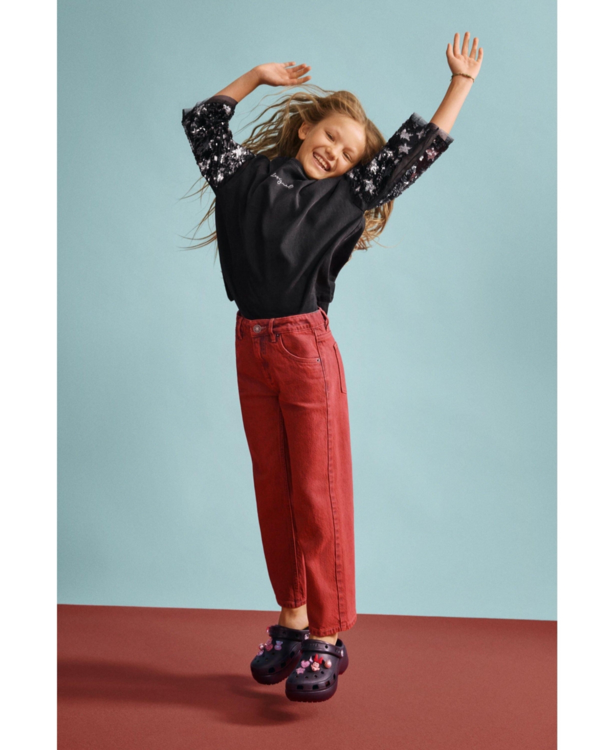 Desigual Girls Girls's Washed-effect jeans