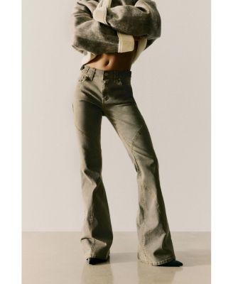 Women's FLARED LONG TROUSERS