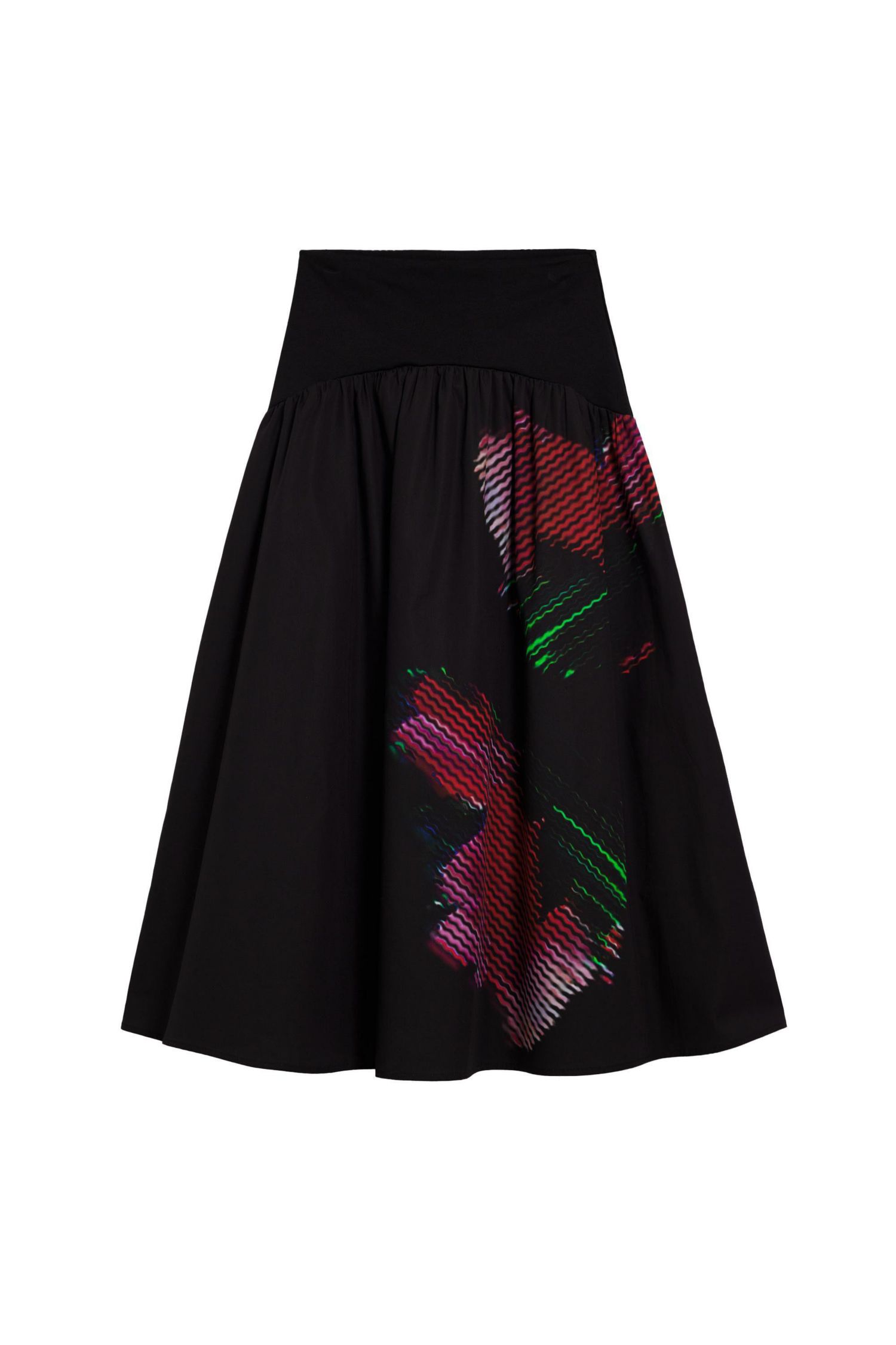 Women's Pixelated midi skirt