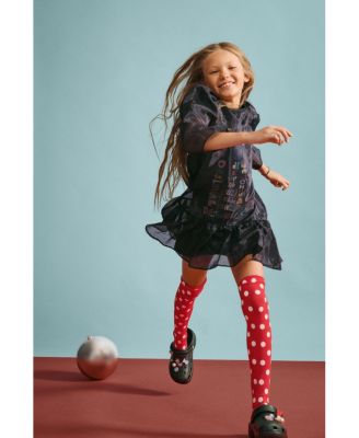 Girls Girls's 3/4 sleeve dress with lettering