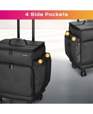 Rolling Nail Polish Organizer Manicure Storage Case Makeup Trolley