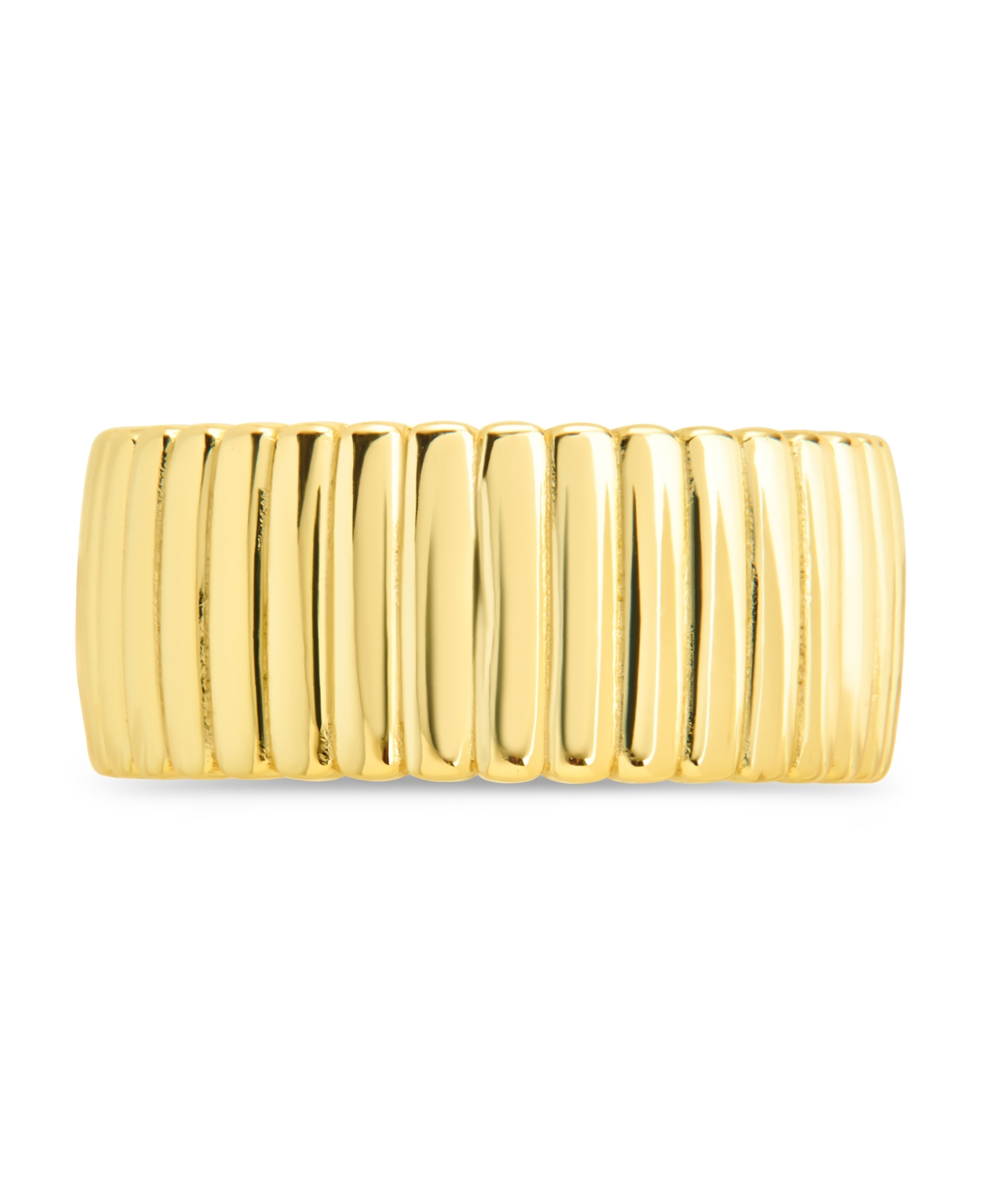 Sterling Forever Robyn Ribbed Band Ring