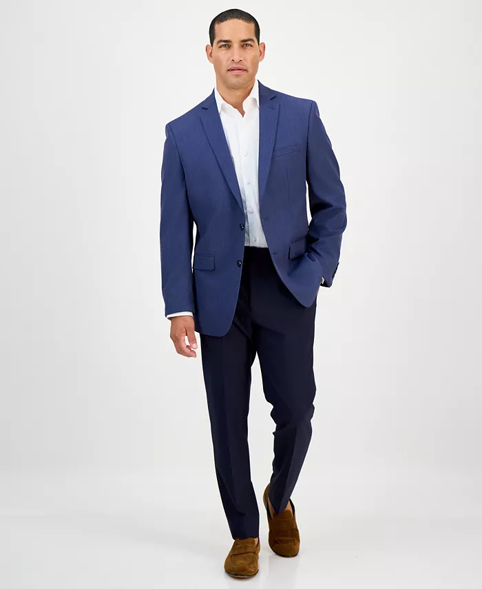 Men's Slim-Fit Stretch Solid Suit Jacket - thumbnail 5
