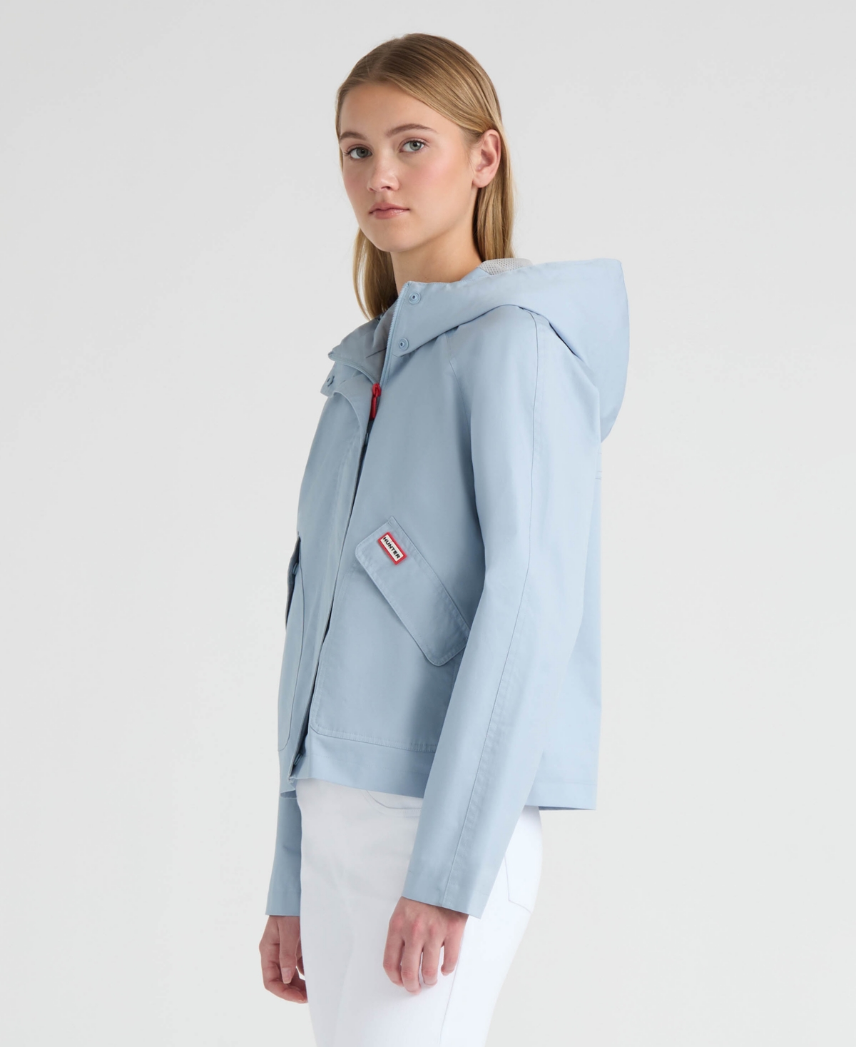 Hunter Women's Julia Cotton Water Repellent Short Rain Jacket