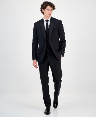 Men's Slim-Fit Faille-Trim Tuxedo Jacket, Created for Macy's