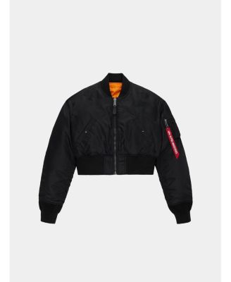 Women's Cropped Ma-1 Flight Jacket W