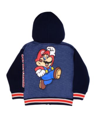 Little Boys Super Hooded Fleece Varsity Jacket