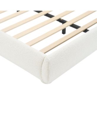 Dark Green Velvet Soft Bed, King