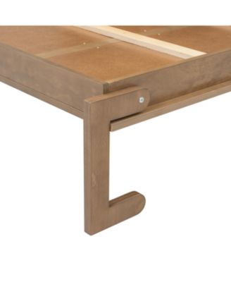 Queen Murphy Bed with Storage & Louvered Detail