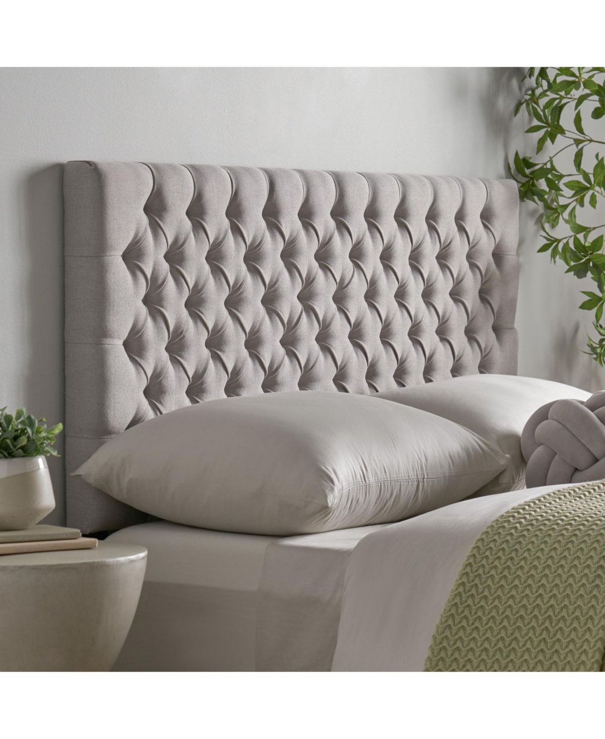 Streamdale Furniture Bierman Headboard Contemporary Style, Plush Upholstery, Easy Assembly
