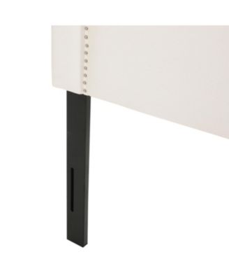 Streamdale Button-Accented Headboard with Iron Legs