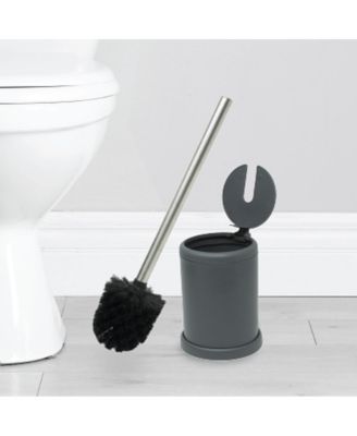 Toilet Bowl Cleaning Brush, Self-Closing Lid, Fingerprint-Proof, Rust resistant