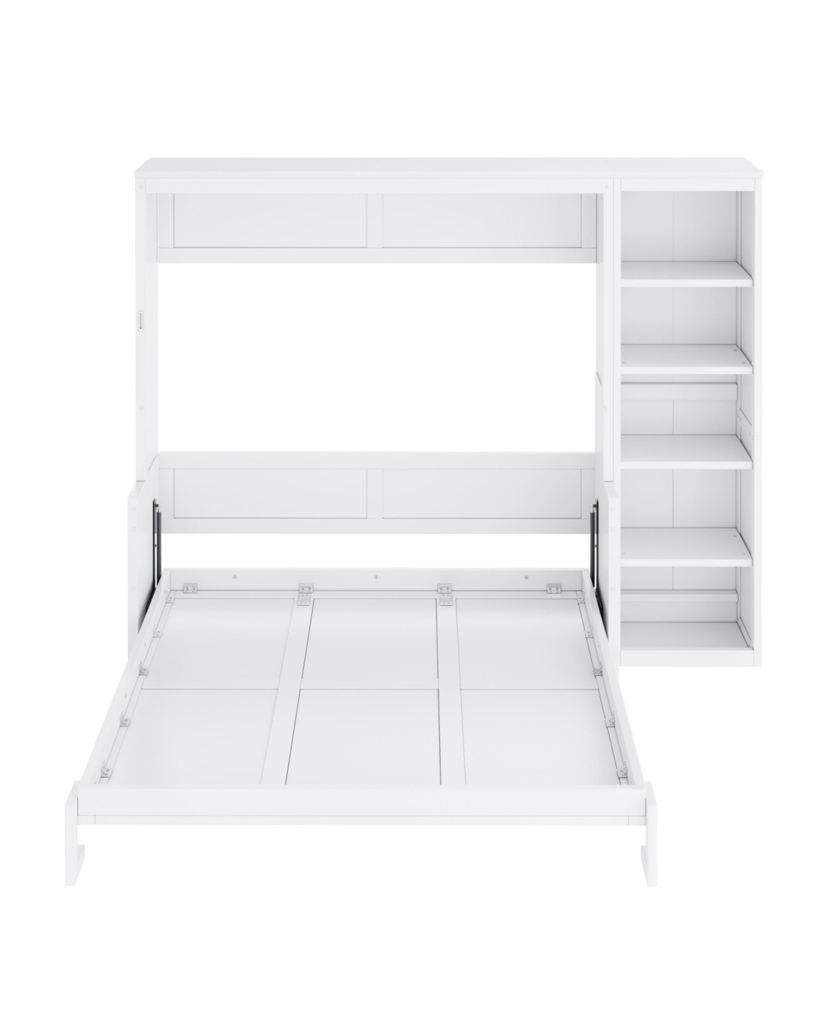 Streamdale Furniture Murphy Bed with Desk and Bookshelf