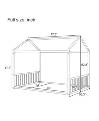 Metal Montessori Design, Safety Rails, Low-to-Ground Frame Bed Frame