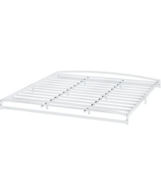 King Size 6 Inch Metal Platform Bed Frame Heavy Duty Strong Slat Support Underbed Storage