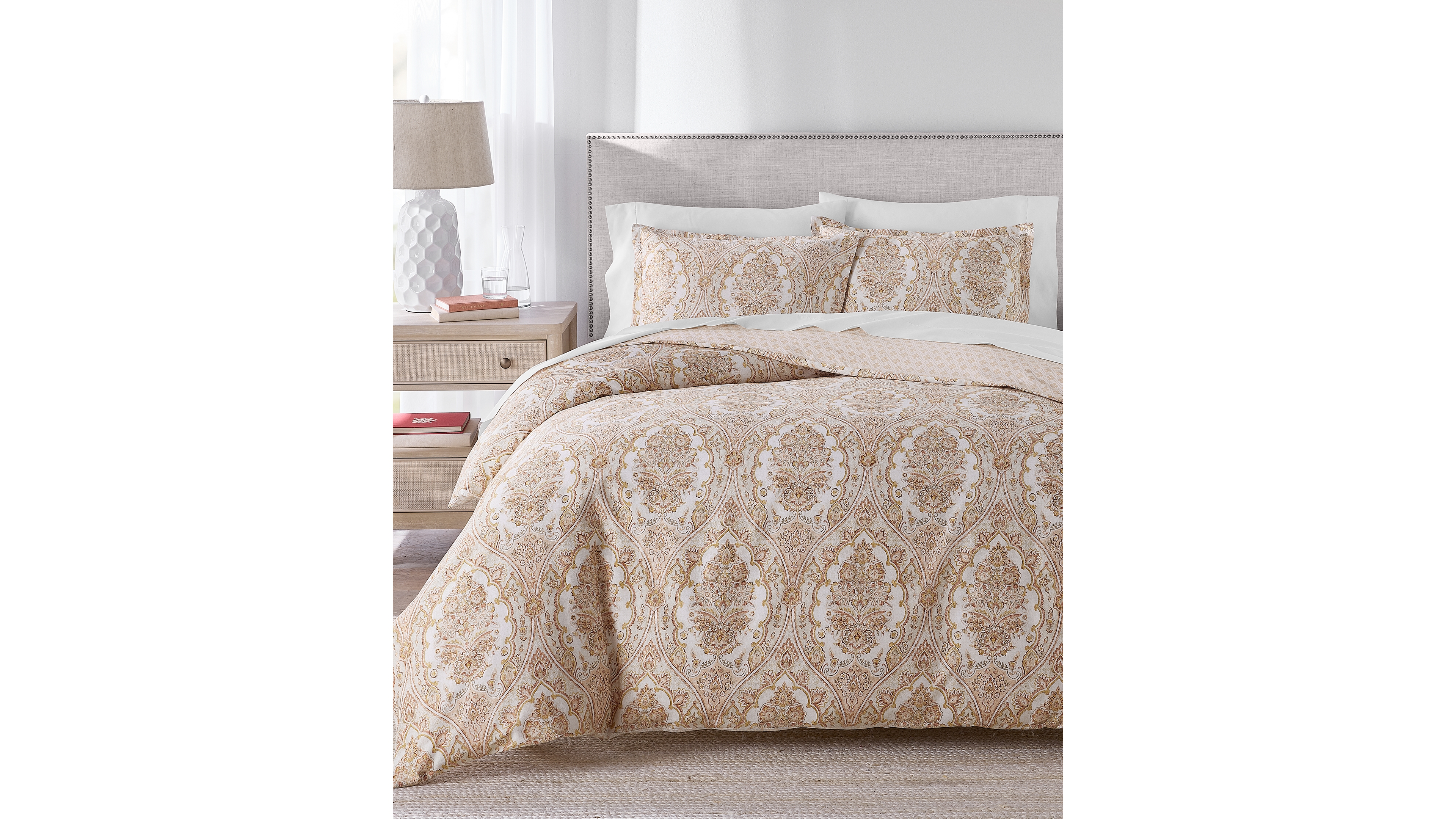 Charter Club Sofia Damask 2-Pc. Duvet Cover Set, Twin